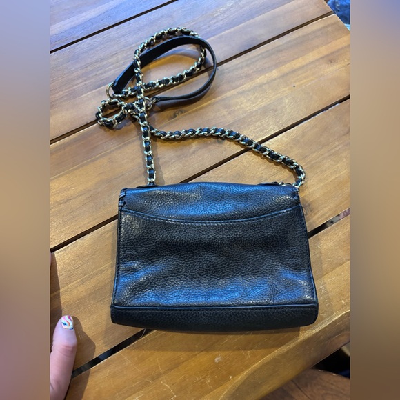 Small Black Leather Tory Burch Crossbody Bag - Picture 7 of 14